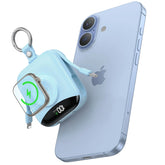 Apple Watch Power Bank With Wireless Charger Built In Lightning Cable Keychain by Home for Health and Beauty