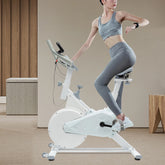 Indoor Cycling Exercise Bike With Digital Pulse Display by Home for Health and Beauty