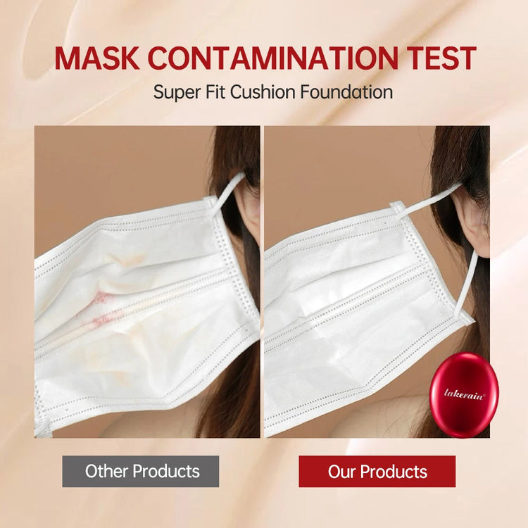 Super Cushion Foundation Waterproof Long Lasting Base by Home for Health and Beauty