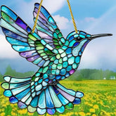 Hummingbird Sun Catcher Acrylic Window Decor For Garden by Home for Health and Beauty