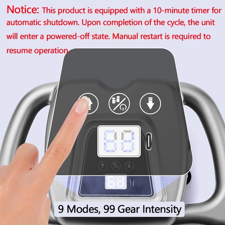 Foreverlily Fascia Gun High Frequency Vibration Massager Back Waist Shoulders by Home for Health and Beauty