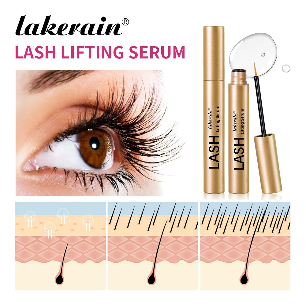 Lash & Brow Set Eyebrow Eyelash Growth Serum Peptide Mascara Eyelash Eyebrow Longer Fuller Thicker Curling Lash Eye Care Makeup by Home for Health and Beauty