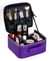Makeup Bag With Mirror Lamp Travel Waterproof Cosmetic Case by Home for Health and Beauty
