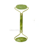 Natural Jade Roller Massager For Face, Body, Back Gua Sha by Home for Health and Beauty