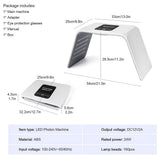 7 Colors LED Photon Machine Foldable Skin Care Equipment Skin Rejuvenation Light Facial Body Beauty Machines For Skin Care by Home for Health and Beauty