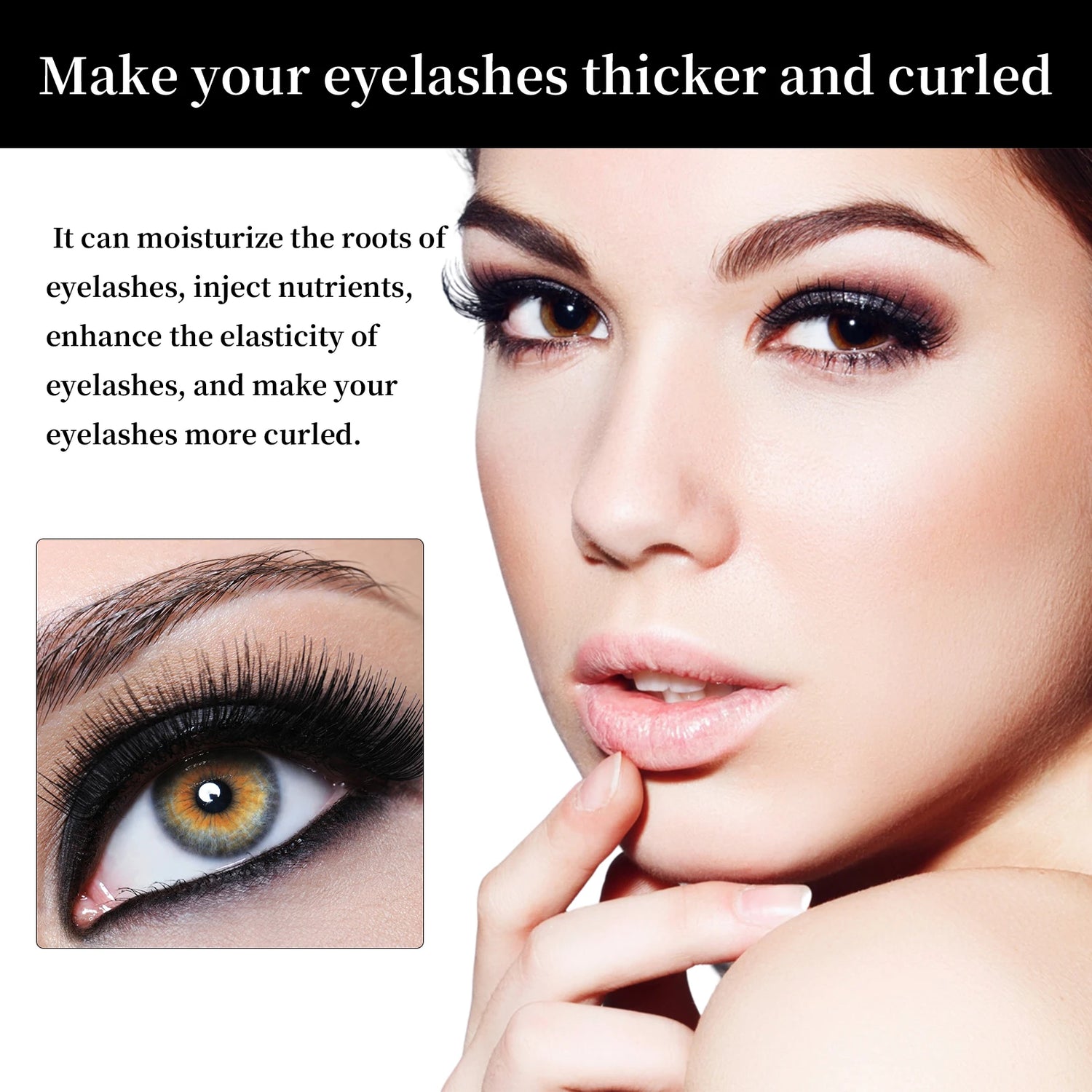 Eelhoe Eyelash Enhancer Serum for Eyelash and Eyebrow Growth by Home for Health and Beauty