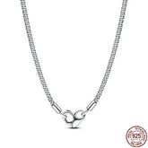 925 Sterling Silver Bow Heart Necklace Zircon Charm Gift by Home for Health and Beauty