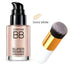 BB cream foundation (with brush) is waterproof, long-lasting, and moisturizing, suitable for all light skin tones. by Home for Health and Beauty