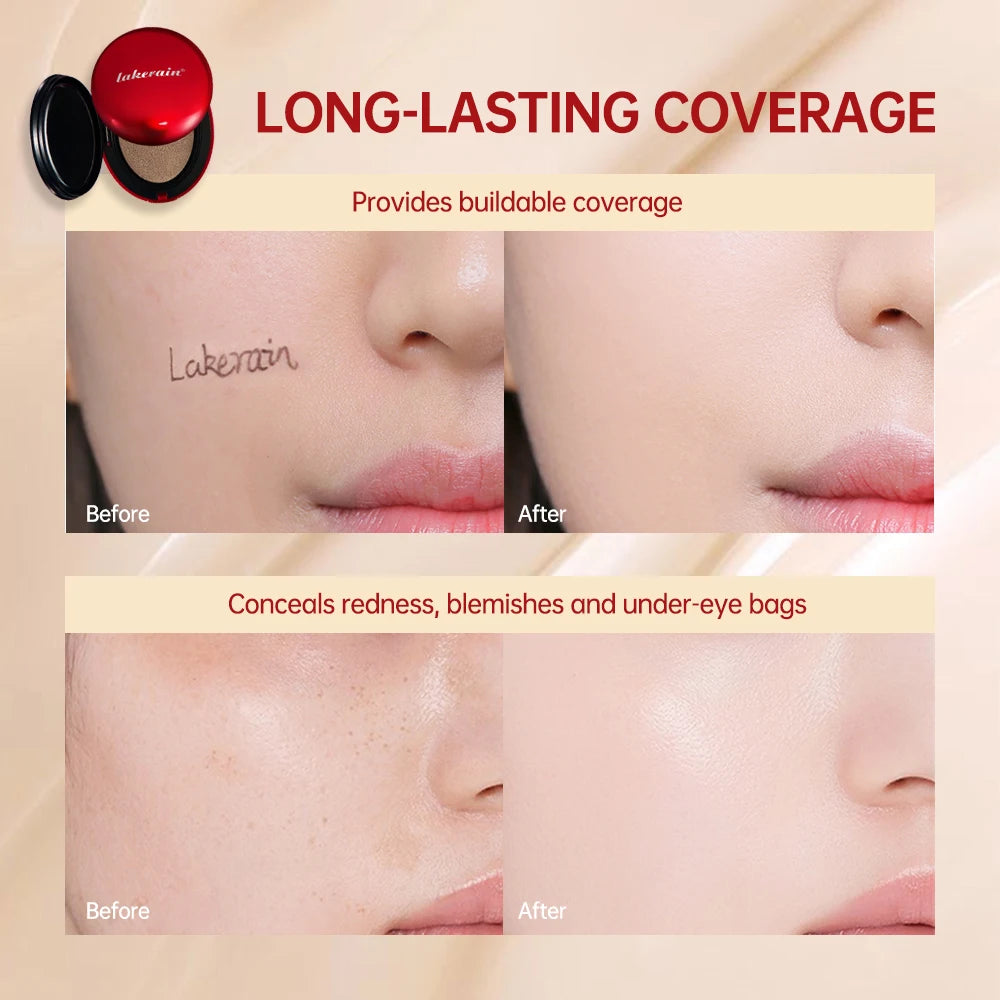 Super Cushion Foundation Waterproof Long Lasting Base by Home for Health and Beauty