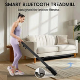 2-in-1 Home/Office 2.5 HP Walking Treadmill,mini Treadmills for Small Spaces with APP & Remote Control by Home for Health and Beauty