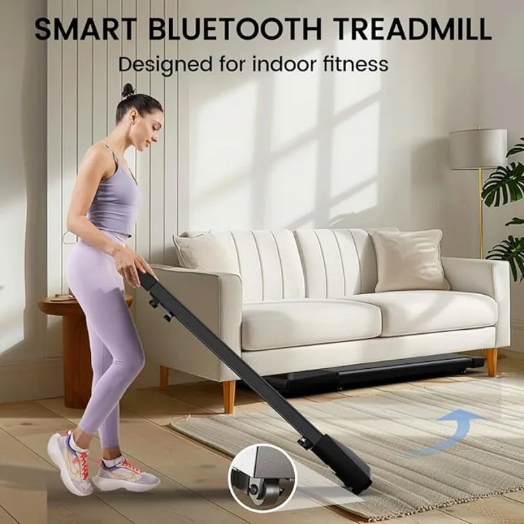 2-in-1 Home/Office 2.5 HP Walking Treadmill,mini Treadmills for Small Spaces with APP & Remote Control by Home for Health and Beauty