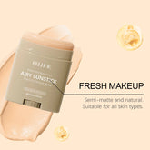 Moisturize Airy Sunstick SPF50+ Anti-UV Long-lasting Protector High Coverage 23g Matte Natural Sunscreen Cream Skin Care by Home for Health and Beauty