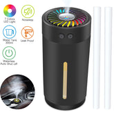 300ml Mini Ultrasonic Humidifier USB with 7 Colors LED Light Dual Mist Modes for Home/Office/Baby Room/Bedroom/Car Travel/Yoga by Home for Health and Beauty