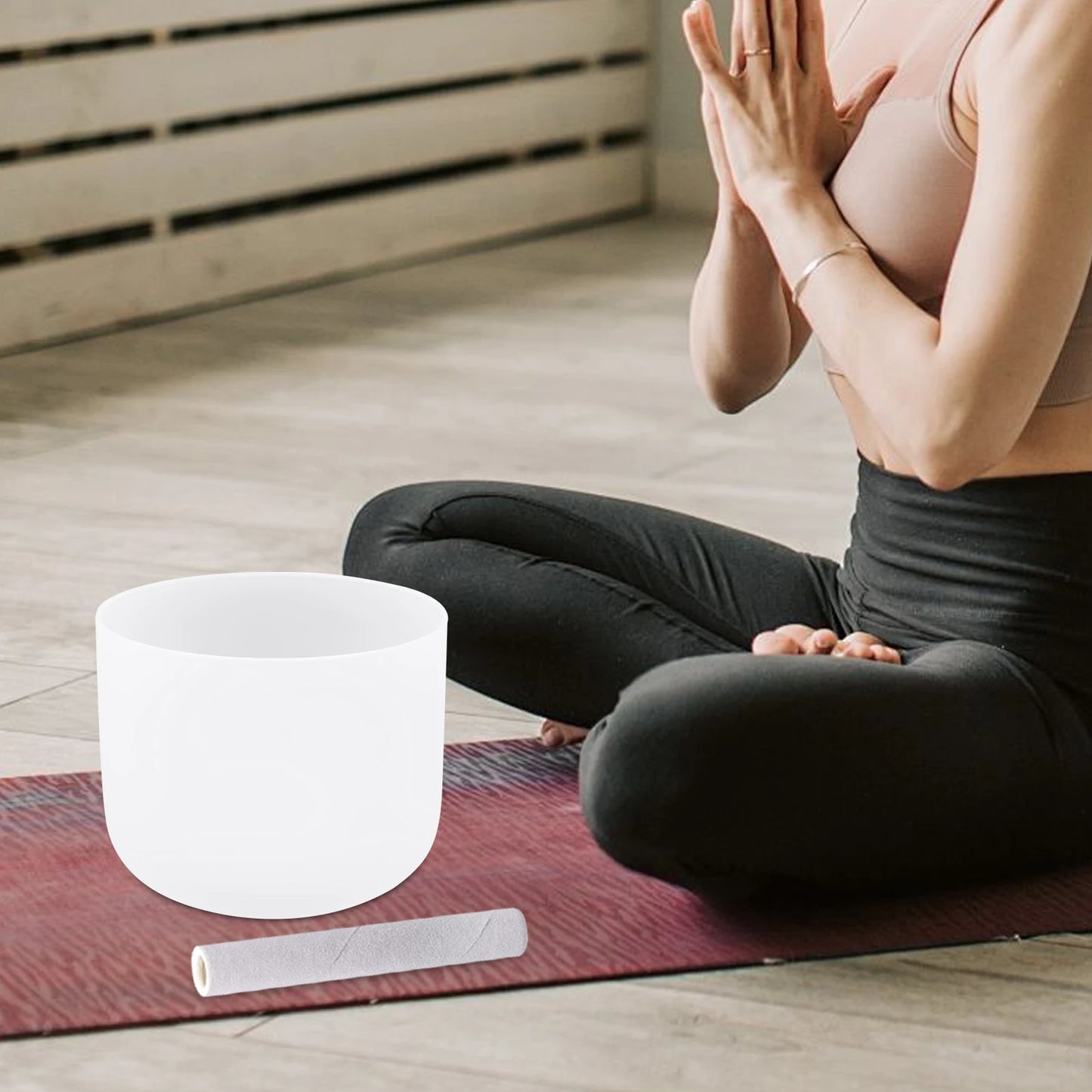 Perfect Pitch Crystal Sing Bowl for Mindfulness and Sound Healing