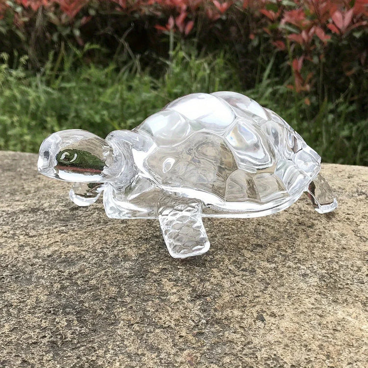 Crystal Turtle Ornament, Mini Turtle Statue, Lucky Ornament, Suitable for Home Office Desk Decoration, Home Decoration by Home for Health and Beauty