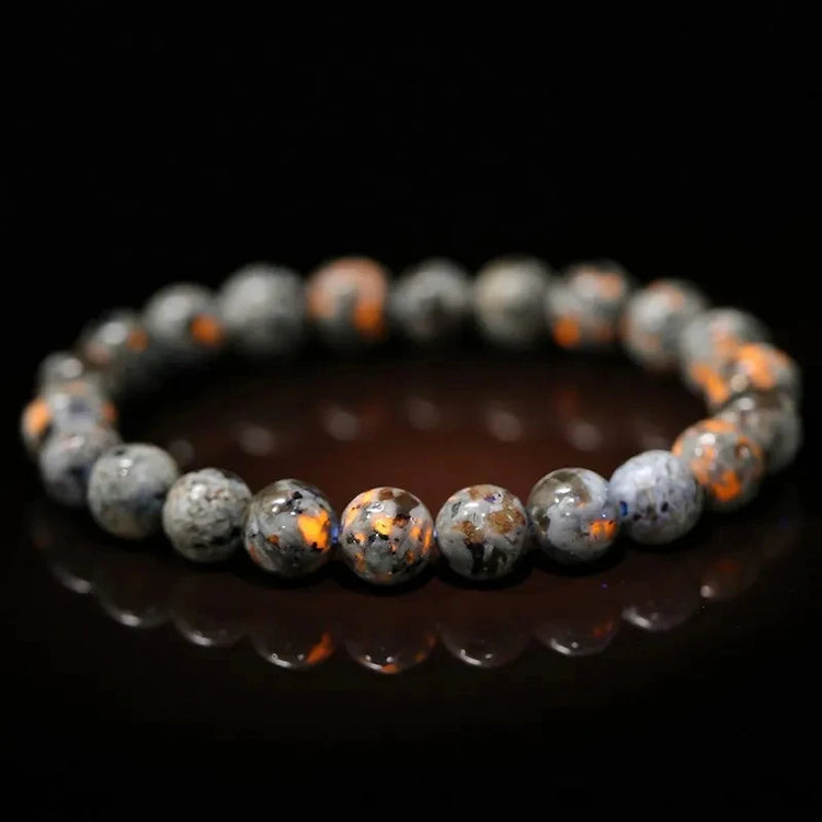 JD Natural Stone Beads Bracelet Amethyst Tiger Eye Crystal Quartz Agate Gem Beads Bangles Women Men Reiki Healling Jewelry Gift by Home for Health and Beauty