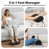 Medcursor Electric Foot Massager Shiatsu Kneading with Heat by Home for Health and Beauty