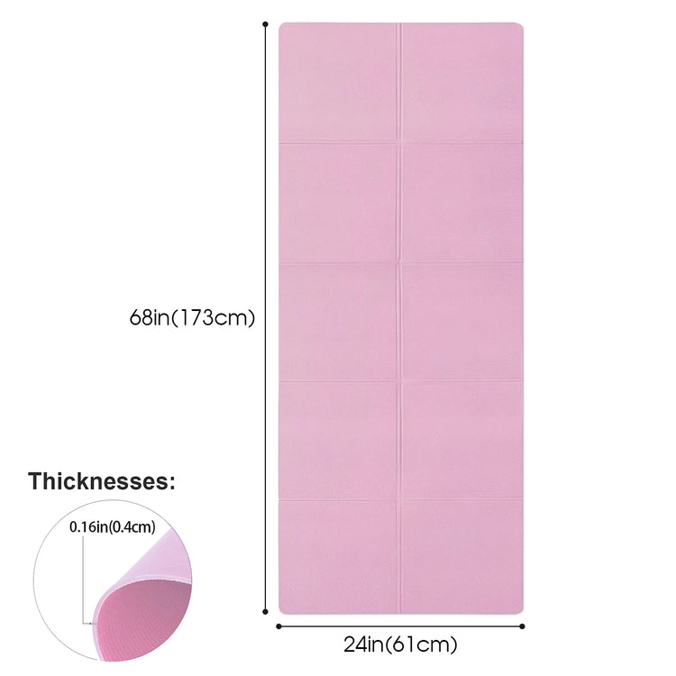 Yoga Mats Anti-slip 4MM Thick Sport Fitness Mat Blanket For Exercise Yoga And Pilates Gymnastics Mat Fitness Equipment by Home for Health and Beauty