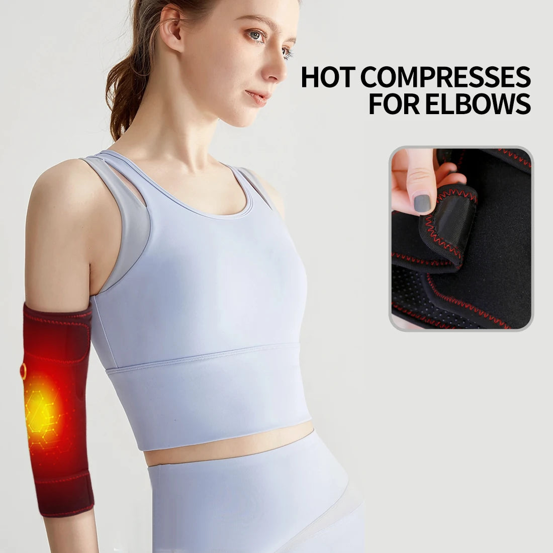 Effect Heated Elbow Massager With 3 Modes For Pain Relief