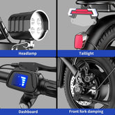 Folding Electric Bike for Adults, 500W Peak Motor, Up to 23 MPH, 14” Foldable Ebike with 48V 12Ah Battery, 35 Miles, Customized by Home for Health and Beauty