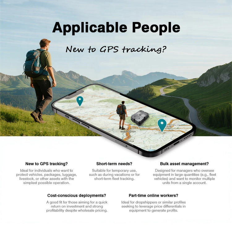 4G Anti-Theft GPS Tracker for Car/Motorcycle - ‌Strong Magnetic Vehicle Locator with Paid APP Tracking/Security Protection by Home for Health and Beauty