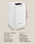 Towel Warmer Bucket With LED Timer Security Lock by Home for Health and Beauty