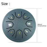 DT4 Eight Tone Steel Tongue Drum With Drumsticks And Accessories by Home for Health and Beauty