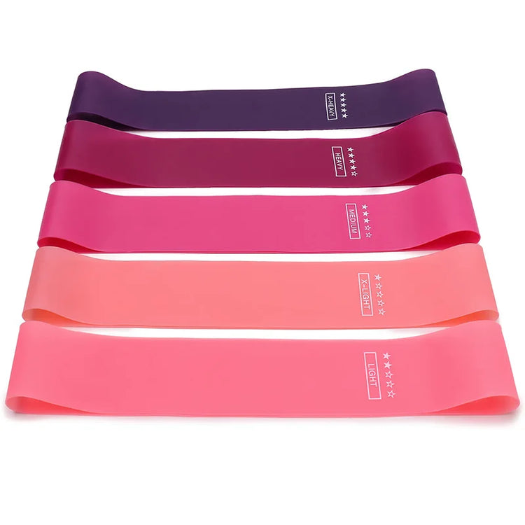 Resistance Bands Fitness Set Rubber Loop Bands Strength Training Workout Expander Yoga Gym Equipment Elastic Rubber Loop by Home for Health and Beauty