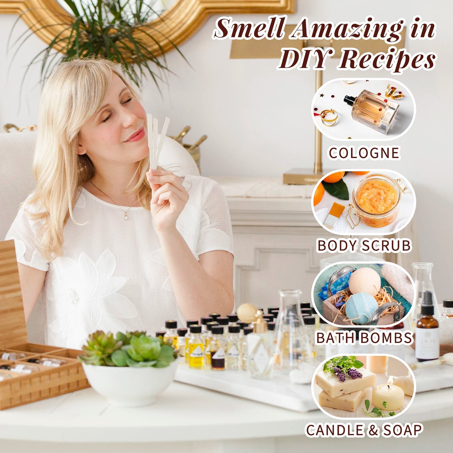 Gold Coast Six Fragrance Oils Gift Set for Aromatherapy