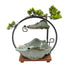 Tabletop Water Fountains Indoor Waterfall Decoration and LED for Meditation by Home for Health and Beauty