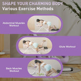 Ab Machine Workout Equipment Abdominal Trainer, Adjustable Abdominal Exercise Machine by Home for Health and Beauty