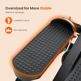 Mini Stepper with Resistance Bands 300 LBS Weight Capacity Hydraulic Home Stepper Machine Compact Cardio Equipment with LCD Monitor No Assembly Required by Home for Health and Beauty