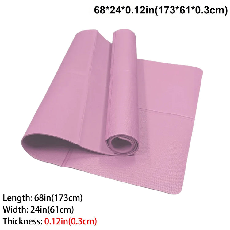 Foldable Yoga Mat Eco Friendly EVA Folding Travel Fitness Exercise Mat 3mm/4mm/6mm Thicknesses for Yoga Pilates & Floor Workouts by Home for Health and Beauty