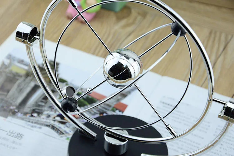 Galaxy Universe Celestial Swinger Magnetic Rotating Earth Perpetual Motion Device Electric Chaos Pendulum Science Decor living room decoration desk decoration adornos para casa desk decoration home accessories by Home for Health and Beauty