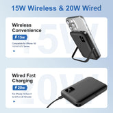 Magnetic 10000mAh Wireless Power Bank iPhone 15 14 13 12 by Home for Health and Beauty
