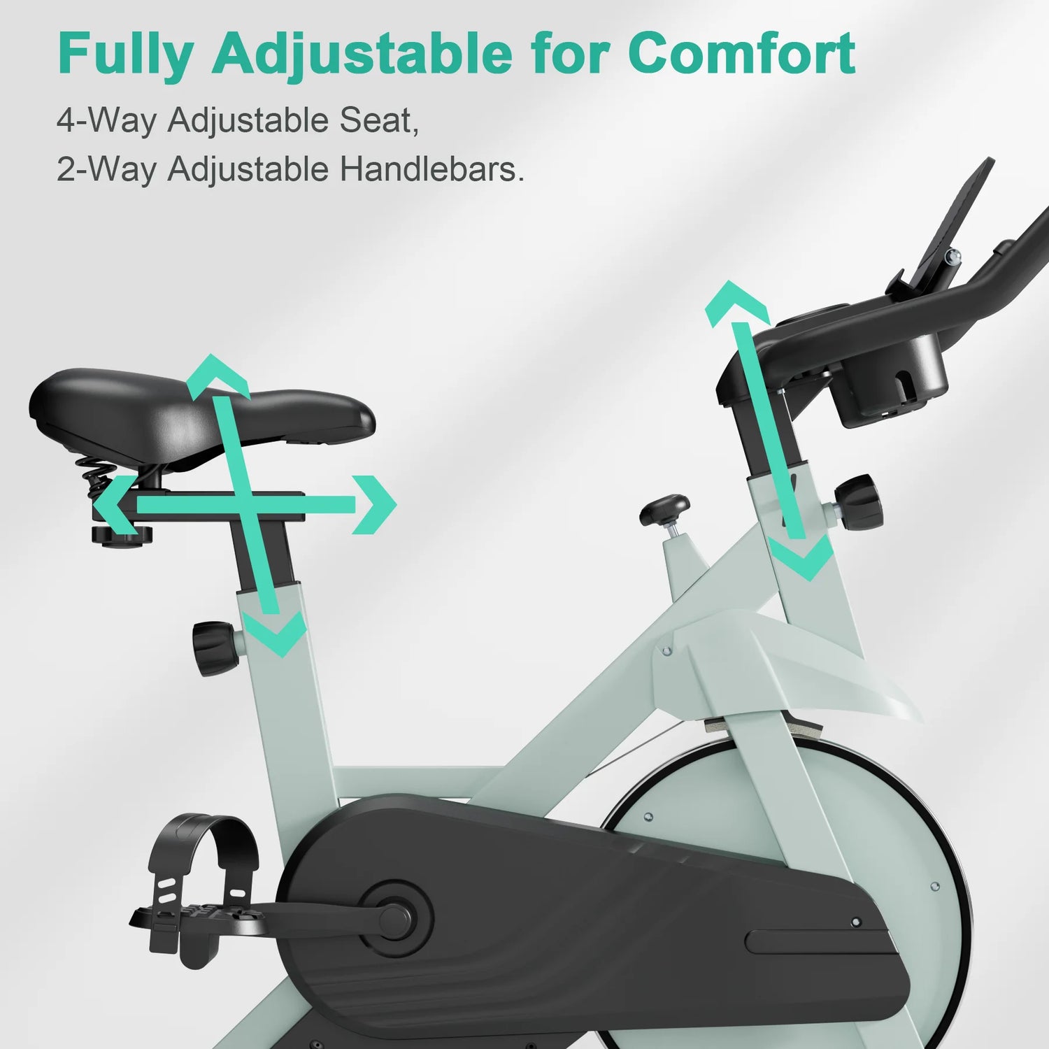 Magnetic Resistance Exercise Bike With 32 Levels Indoor Workout by Home for Health and Beauty