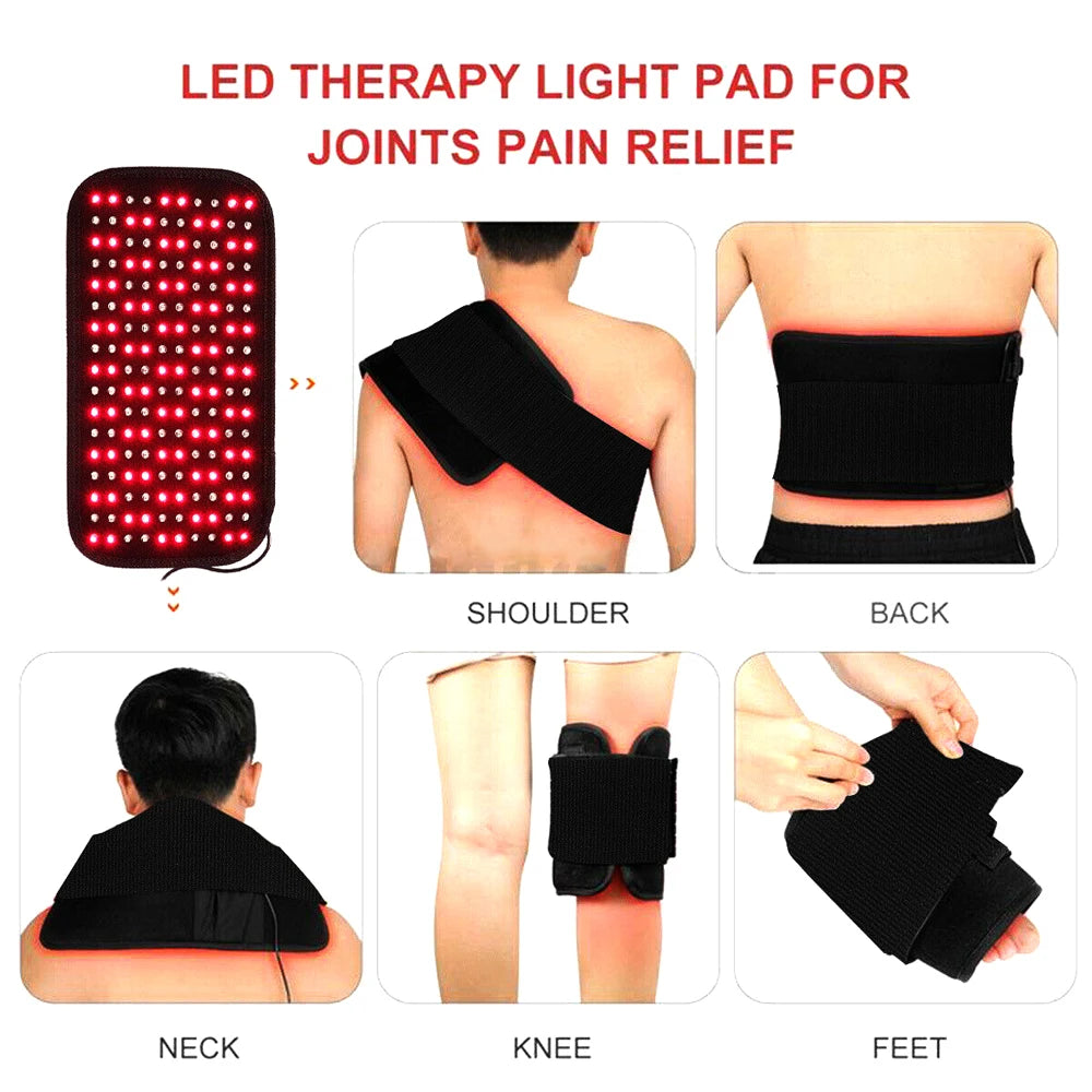 LED Portable Heat Pad For Face And Body Pain Relief