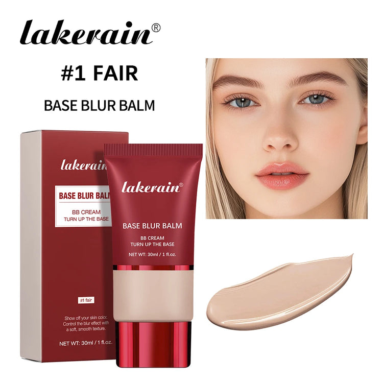 Lakerain Matte Foundation Base Cream Long-lasting Soft Focus Matte Natural Fit Coverage Concealer Waterproof Face Base Makeup by Home for Health and Beauty