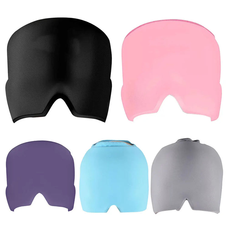 Migraine Relief Gel Ice Head Hat Cold Pack Therapy Cap by Home for Health and Beauty