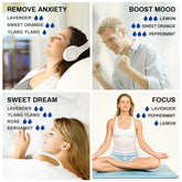 16 Piece Essential Oils Set Lavender Eucalyptus Jasmine and More by Home for Health and Beauty