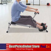 Folding Rowing Machine With LED Display Screen For Home Gym by Home for Health and Beauty