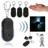 Anti-Lost Alarm Key Finder Locator Tracker Keychain Whistle Sound Smart Flashing Beeping With LED Light Anti Lost Keyring Finder by Home for Health and Beauty