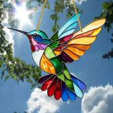 Hummingbird Sun Catcher Acrylic Window Decor For Garden by Home for Health and Beauty