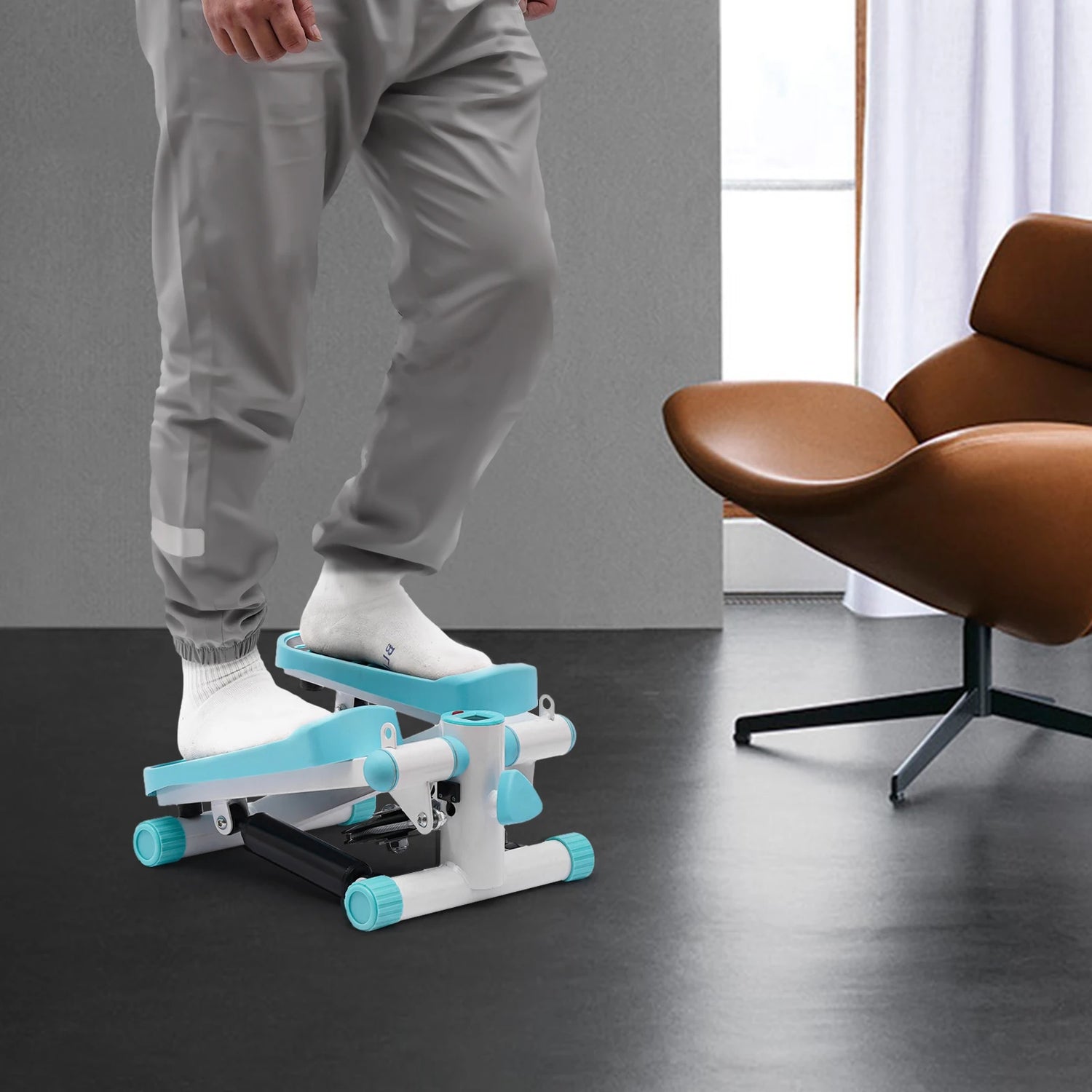Portable Stepper Fitness Machine For Home Office Workouts by Home for Health and Beauty