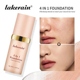 4 In 1 Foundation Long-wearing Moisturizing Waterproof Concealer Even Skin Tone SPF 30 Liquid Hydrating Full Coverage Concealer by Home for Health and Beauty