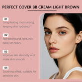 Perfect Cover Bb Cream Brightens Complexion Covering Skin Blemishes Lasting Lightweight Hydrates Moisturize Concealer Corrector by Home for Health and Beauty