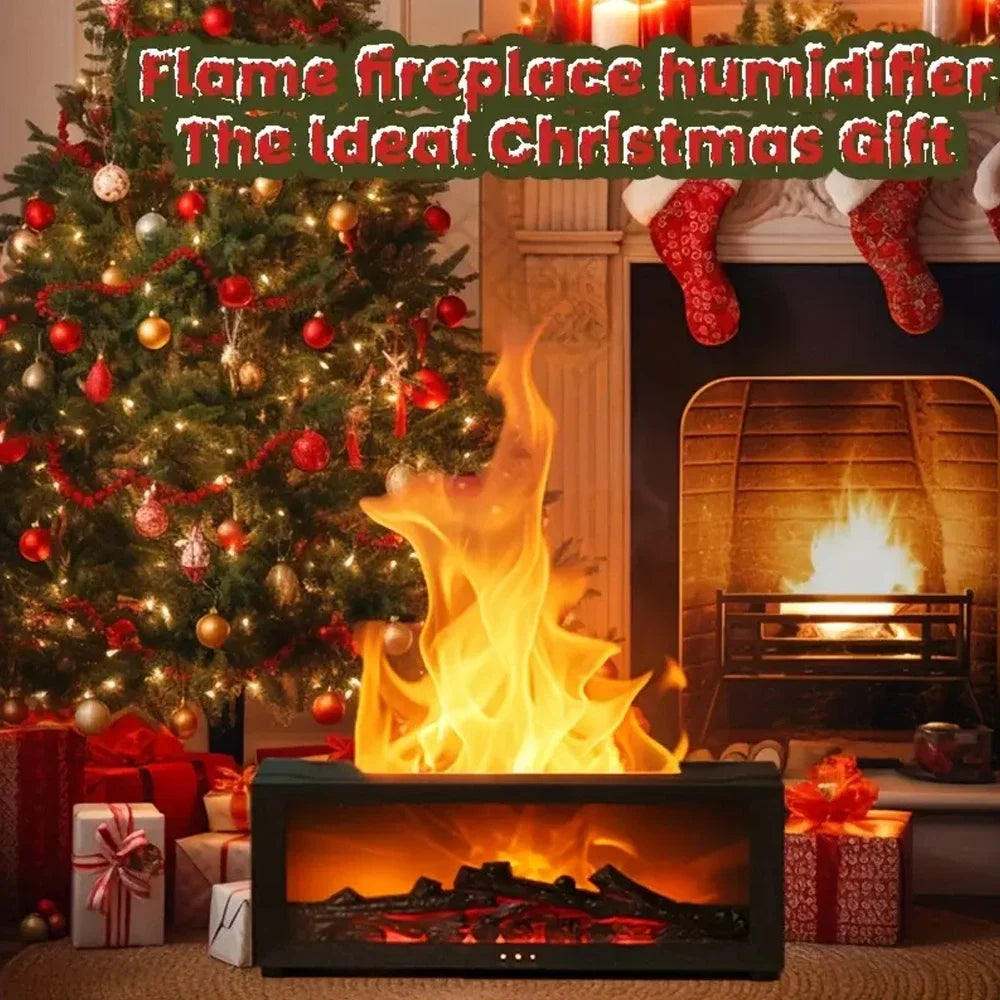 Aroma Diffuser With LED Flame Effect And Timer