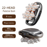 Foreverlily Fascia Gun High Frequency Vibration Massager Back Waist Shoulders by Home for Health and Beauty