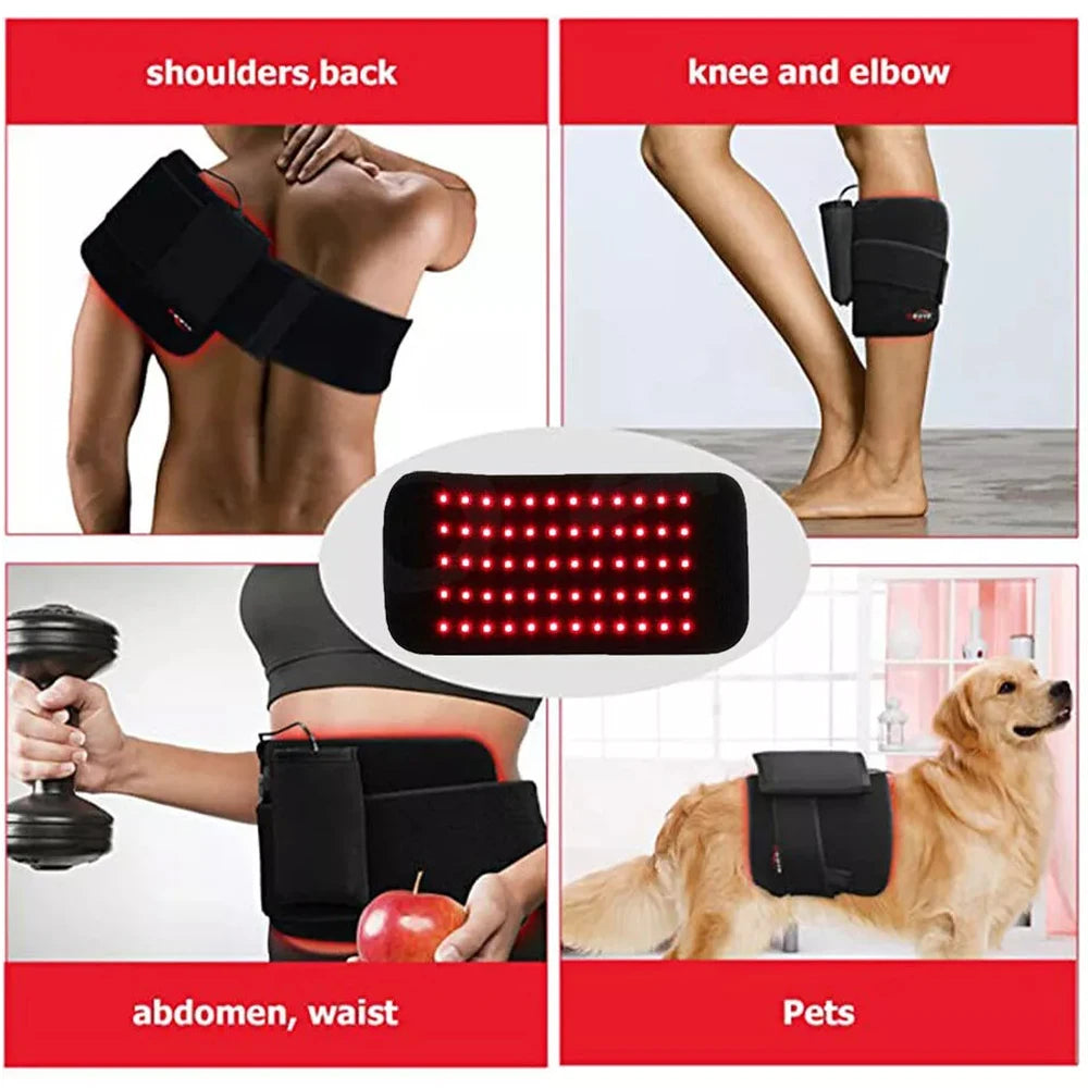 LED Portable Heat Pad For Face And Body Pain Relief