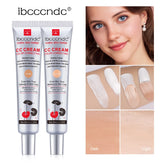 Color Correcting CC Cream Facial Centella Asiatica Repair BB Cream Natural Concealer Whitening Liquid Foundation Cosmetics by Home for Health and Beauty